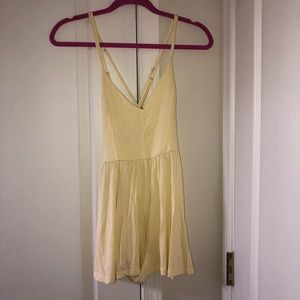 FOREVER 21 yellow romper